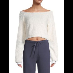 Hard Tail | Teddy Cropped Sweatshirt | | Med